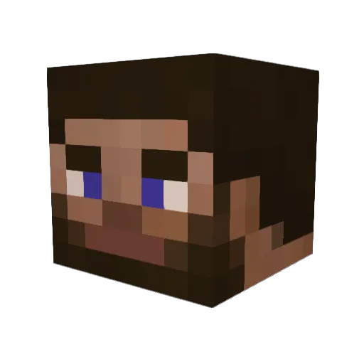 NicoFrigo Minecraft avatar head, 3D render