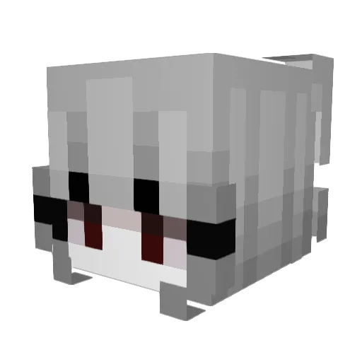 NicoManri Minecraft avatar head, 3D render
