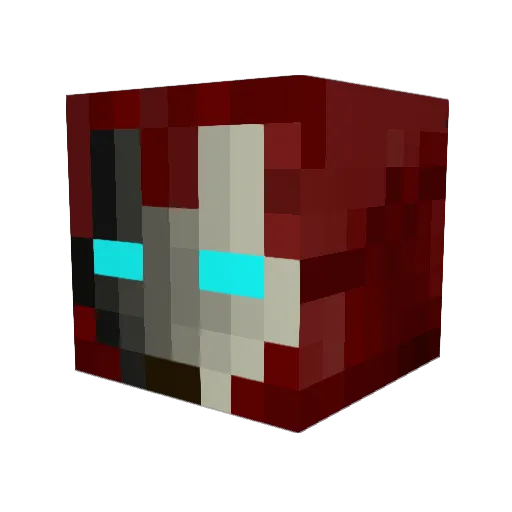 NicoMarpaunk Minecraft avatar head, 3D render