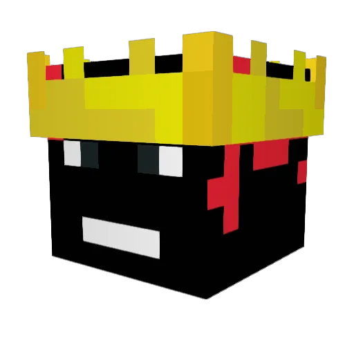 NicoOcto Minecraft avatar head, 3D render