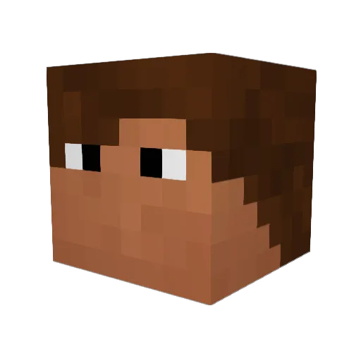 Nico_Dubai Minecraft avatar head, 3D render