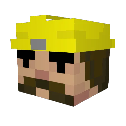 Nico_Stavos Minecraft avatar head, 3D render