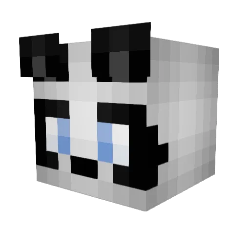 Nico_zzx Minecraft avatar head, 3D render