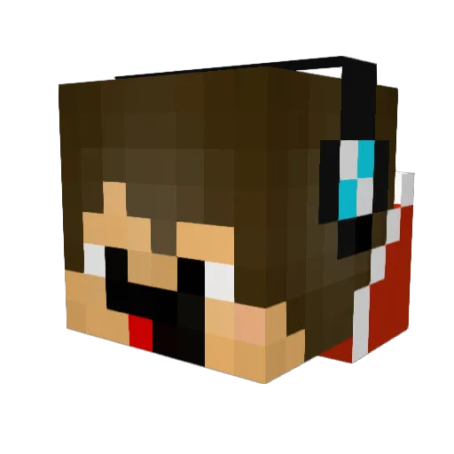 Nicodemos234 Minecraft avatar head, 3D render