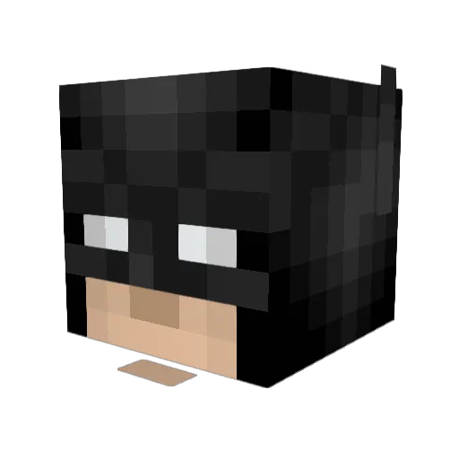 Nicodemus34 Minecraft avatar head, 3D render