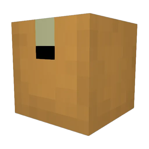 Nicokamen Minecraft avatar head, 3D render