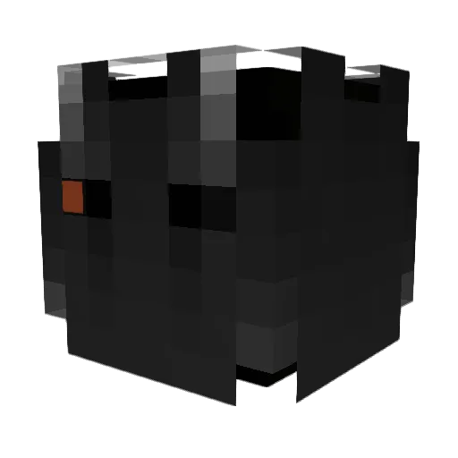 Nicoking99 Minecraft avatar head, 3D render