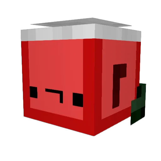 NicolaGamer303 Minecraft avatar head, 3D render