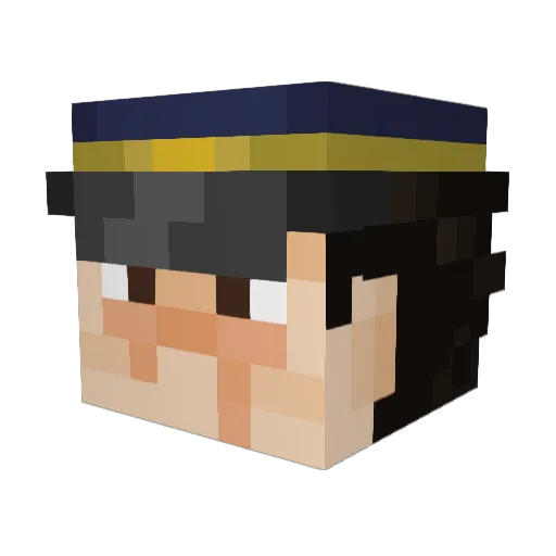 Nicolas_J0nes Minecraft avatar head, 3D render
