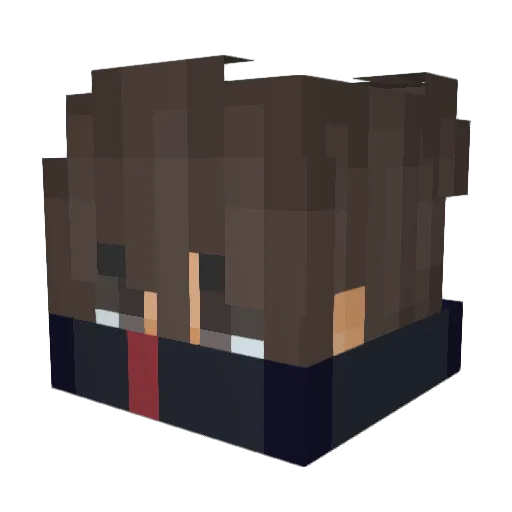 Nicolascb14 Minecraft avatar head, 3D render