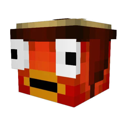Nicolau_Legau Minecraft avatar head, 3D render