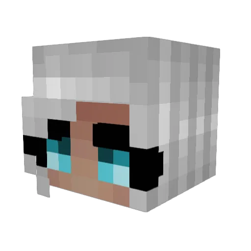 NicoleOle05 Minecraft avatar head, 3D render
