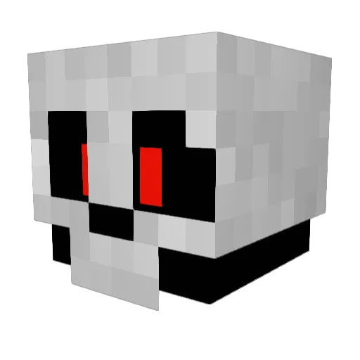 Nicolike12 Minecraft avatar head, 3D render