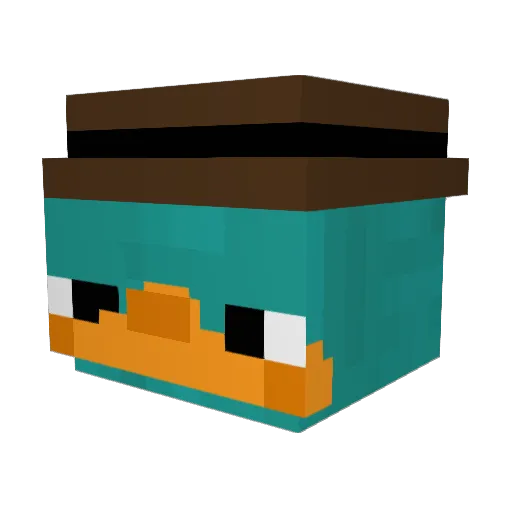 Nicomacia Minecraft avatar head, 3D render