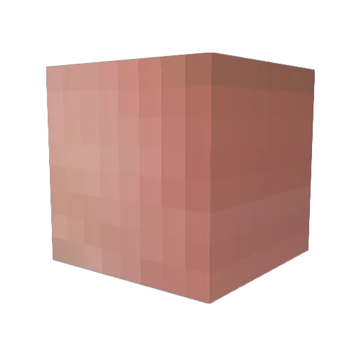 Niconachos Minecraft avatar head, 3D render