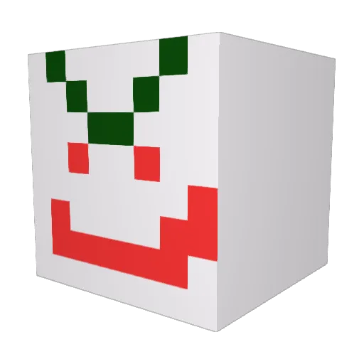 Nicoolae Minecraft avatar head, 3D render