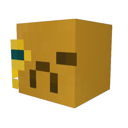Nicooo_037 Minecraft avatar head, 3D render