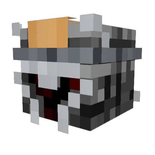 Nicottyn Minecraft avatar head, 3D render