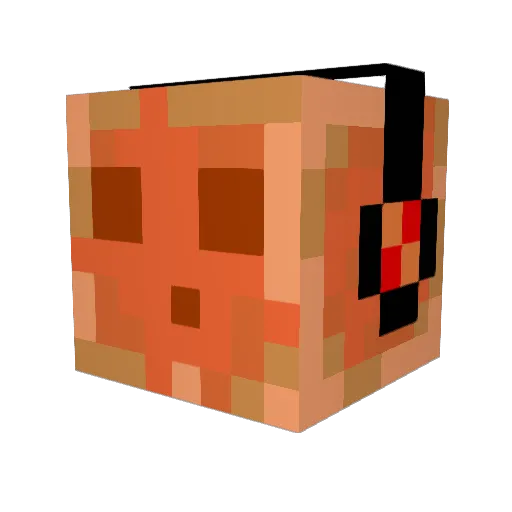 Nicowser Minecraft avatar head, 3D render