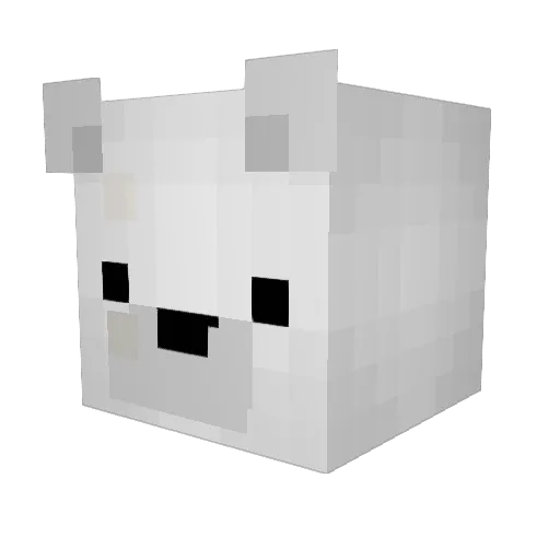 Nicsta360 Minecraft avatar head, 3D render