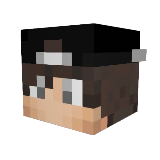 Niculin07 Minecraft avatar head, 3D render