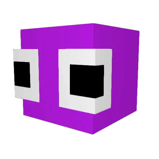Nicy_3 Minecraft avatar head, 3D render