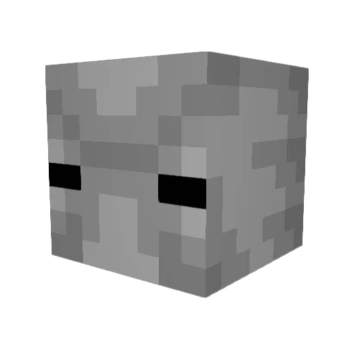 Nidorana_II Minecraft avatar head, 3D render