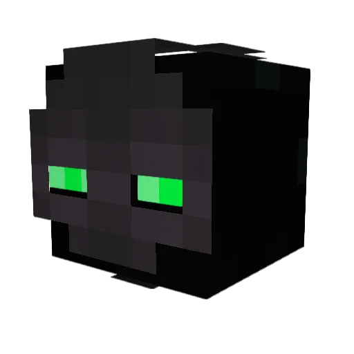 Nidus92 Minecraft avatar head, 3D render