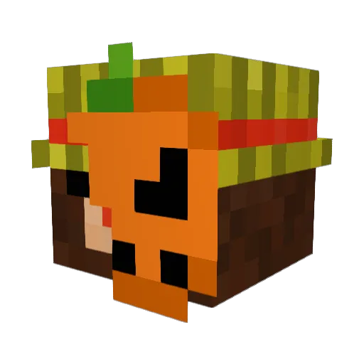 Niefyyy Minecraft avatar head, 3D render