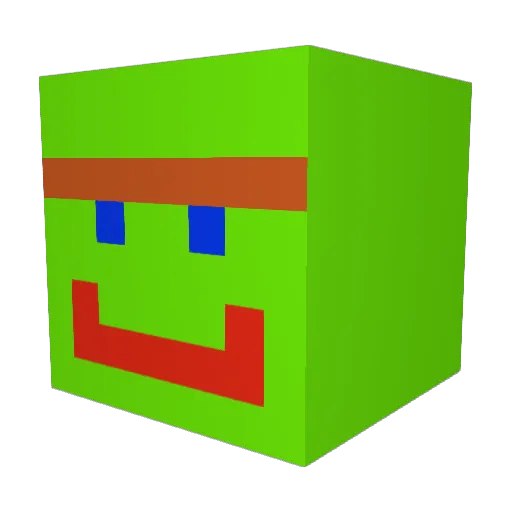 Niels0162 Minecraft avatar head, 3D render