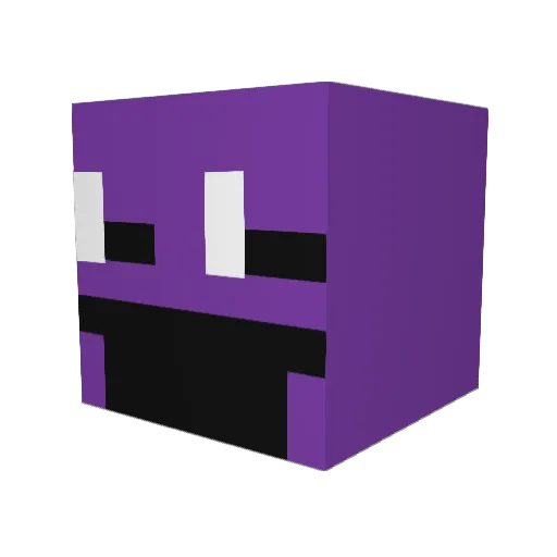 Niels216 Minecraft avatar head, 3D render