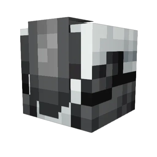 NielsGTO Minecraft avatar head, 3D render