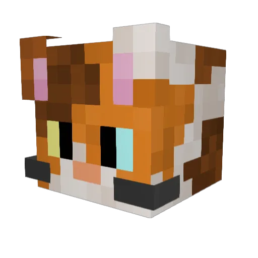 NielsenBjoerner Minecraft avatar head, 3D render