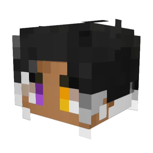 NiereVanity Minecraft avatar head, 3D render