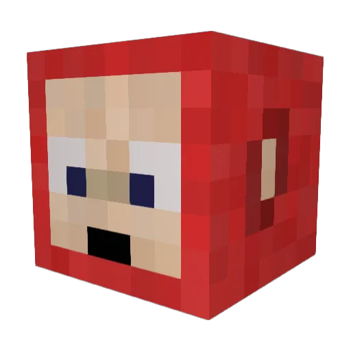 NietNormaal31 Minecraft avatar head, 3D render
