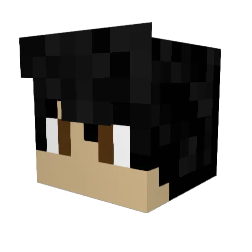 Nieto2004 Minecraft avatar head, 3D render