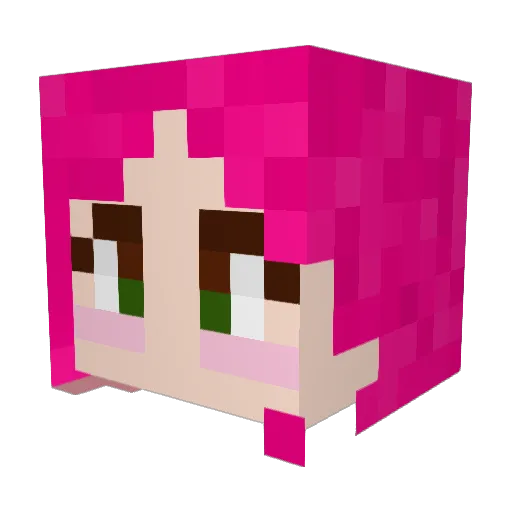 Nietzsche3522 Minecraft avatar head, 3D render