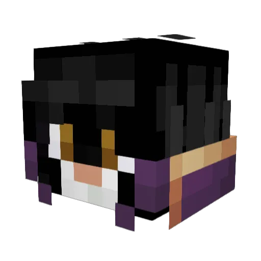 Niffelheim Minecraft avatar head, 3D render