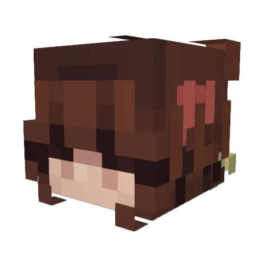 NifflerNumNum Minecraft avatar head, 3D render
