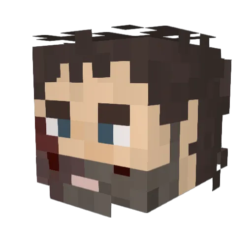 Niffy_G Minecraft avatar head, 3D render