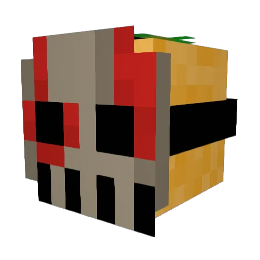 NiftyFkm Minecraft avatar head, 3D render