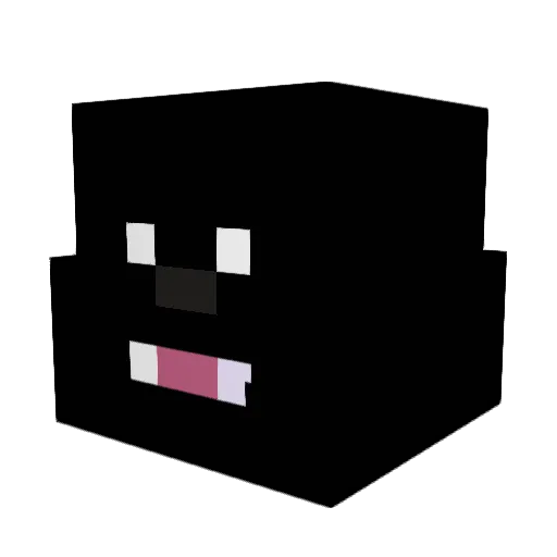 Nigbuh Minecraft avatar head, 3D render