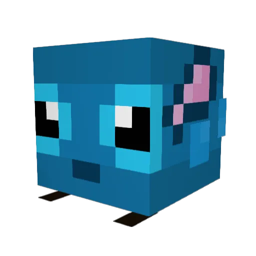 Nigelcutting14 Minecraft avatar head, 3D render