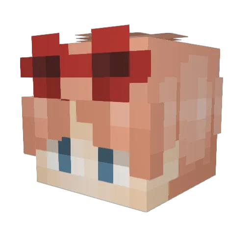 Niggy_Ih Minecraft avatar head, 3D render
