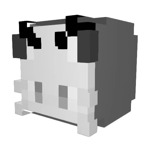 Night117 Minecraft avatar head, 3D render
