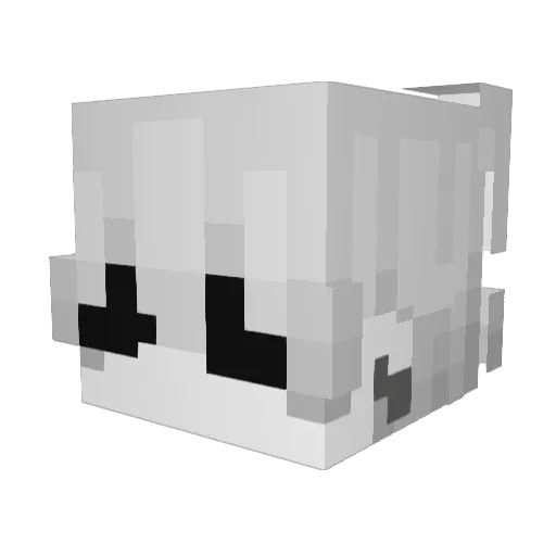 Night1925 Minecraft avatar head, 3D render