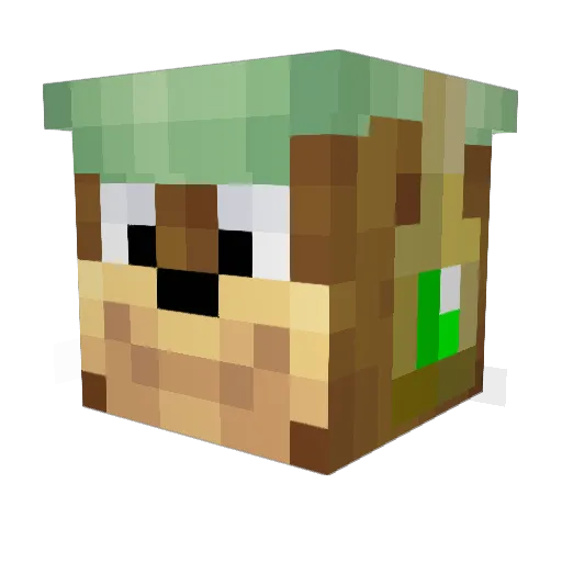 NightBlade372 Minecraft avatar head, 3D render