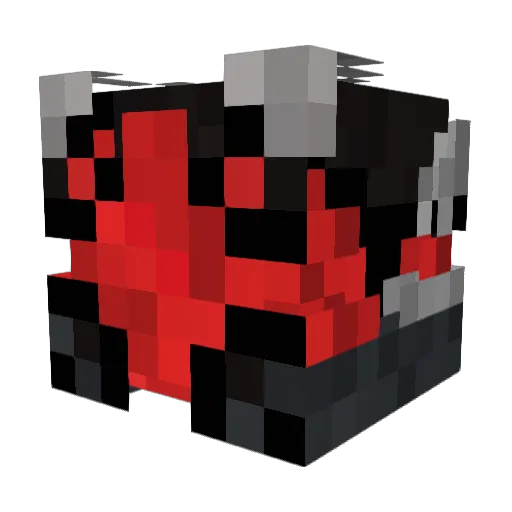 NightBlade6321 Minecraft avatar head, 3D render