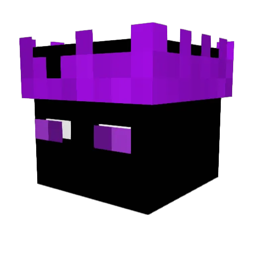 NightBornX Minecraft avatar head, 3D render