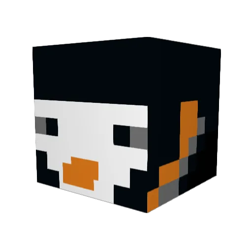 NightBoy98 Minecraft avatar head, 3D render